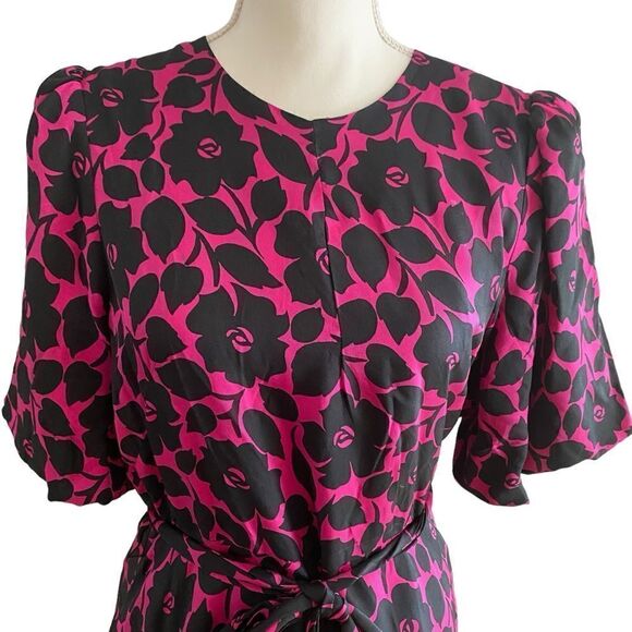 Kate Spade New York Rosy Garden Tie-Waist Dress Size 12 - Picture 5 of 8